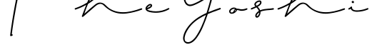 The Yoshi字体预览图
