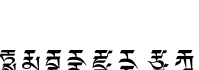 Dedris-f2字体预览图