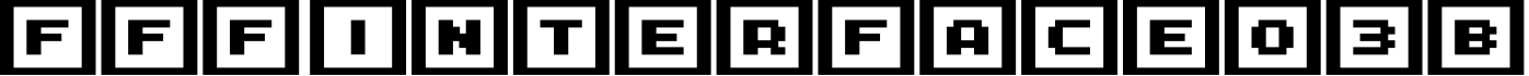 FFF Interface03b字体预览图
