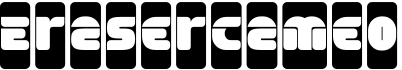 EraserCameo字体预览图