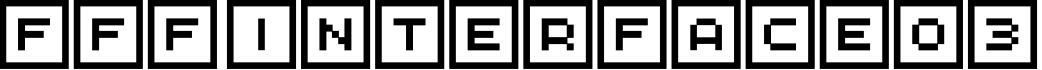 FFF Interface03字体预览图