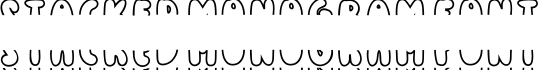 Stacked Monogram Font字体预览图