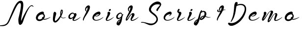 NovaleighScriptDemo字体预览图