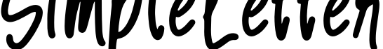 Simple Letter字体预览