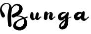 Bunga字体预览