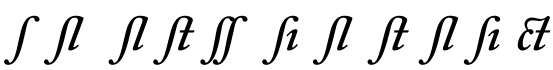 ACaslon-AltSemiboldItalic字体预览