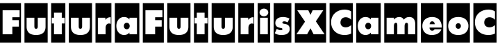 FuturaFuturisXCameoC字体预览