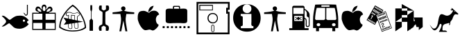 Journal Dingbats 2字体预览图