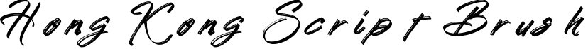 Hong Kong Script Brush字体预览