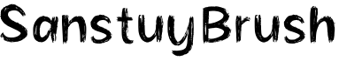Sanstuy Brush字体预览图