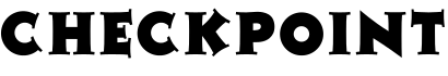 Checkpoint字体预览图