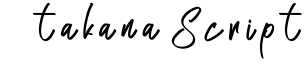 Atakana Script字体预览