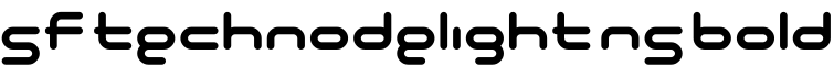 SF Technodelight NS Bold字体预览