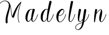 Madelyn字体预览