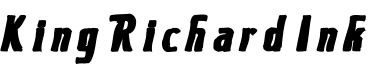 King Richard Ink预览字体图片