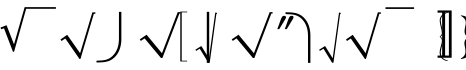 MathTechnicalP05字体预览图