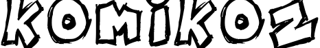 Komikoz字体预览