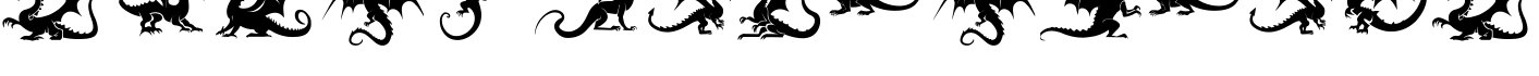The Dragon Ding ST字体预览图