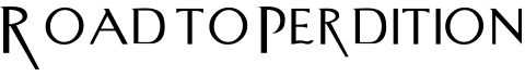 Road to Perdition字体预览图