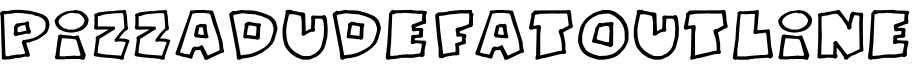 PizzaDudeFatOutline字体预览