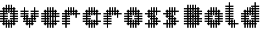 Overcross Bold字体预览