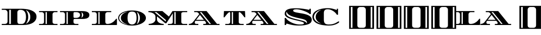 Diplomata SC Regular字体预览