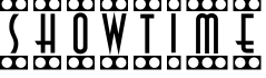 Showtime字体预览