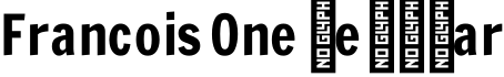 Francois One Regular字体预览