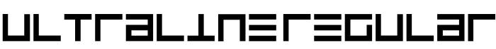 UltraLine Regular字体预览
