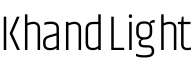 Khand Light字体预览