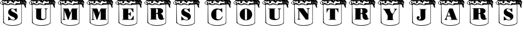 Summers Country Jars字体预览图