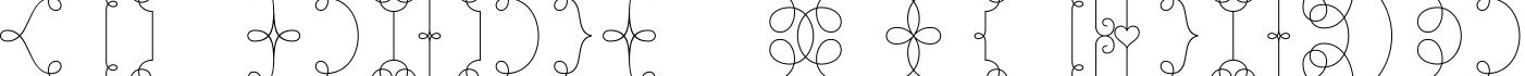 Brownstone W95 Frames Thin字体预览图