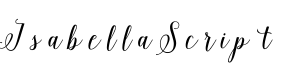 IsabellaScript字体预览