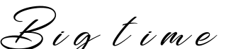 Bigtime字体预览