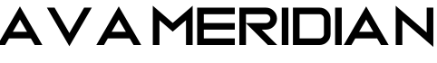 Ava Meridian字体预览