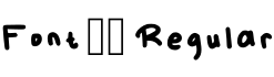 Font 20 Regular字体预览