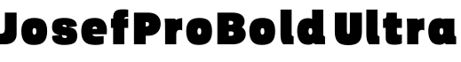 JosefProBold-Ultra字体预览