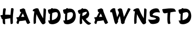 HandDrawnStd字体预览图