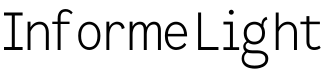 Informe Light字体预览