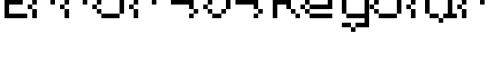 Error 404 Regular字体预览图