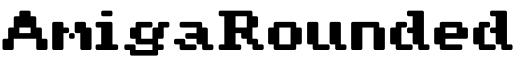 AmigaRounded字体预览图