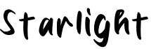 Starlight字体预览