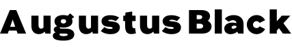 Augustus Black预览字体图片