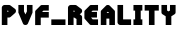 PVF_Reality字体预览图