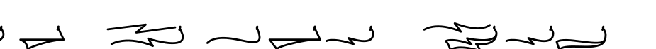RoutenSwash字体预览图