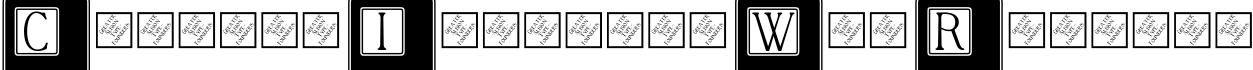 Chapter Initials W90 Regular字体预览图