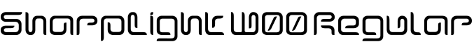 SharpLight W00 Regular字体预览图