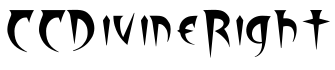 ☞CCDivineRight字体预览图