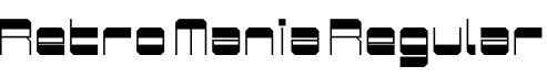 Retro Mania Regular字体预览图