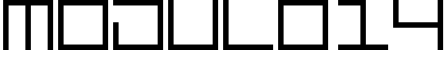 Modulo 14字体预览图